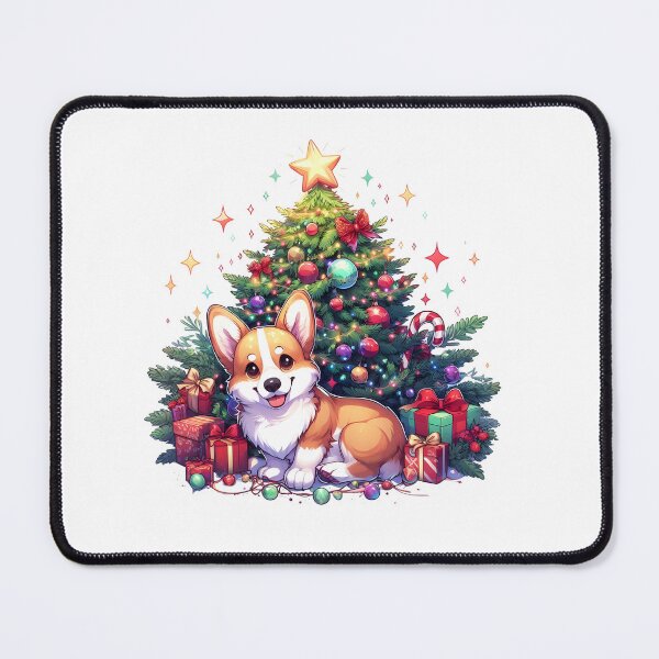 Item preview, Corgi Christmas Tree designed and sold by GalaxyGraffiti.