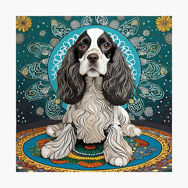 Item preview, Mandala cocker spaniel 5 designed and sold by Mandalahijo.