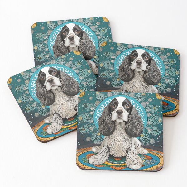 Item preview, Mandala cocker spaniel 5 designed and sold by Mandalahijo.