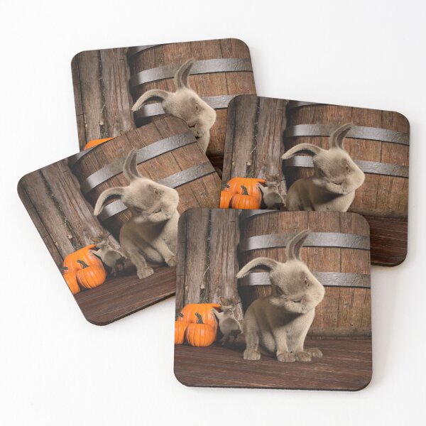 Item preview, Rabbits and pumpkins designed and sold by Joe´s Art Nook.