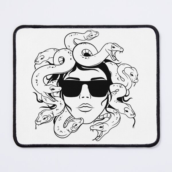 Item preview, The Medusa head with sunglasses Greek mythology Gorgon designed and sold by TheLocoShop.