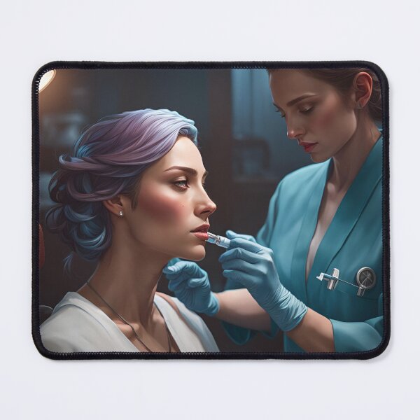 Item preview, Nurse caring for a patient designed and sold by Colin Bentham.