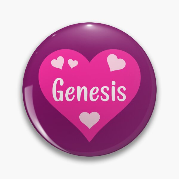 Item preview, Genesis Name Pink Heart  designed and sold by Jeallan Designs.
