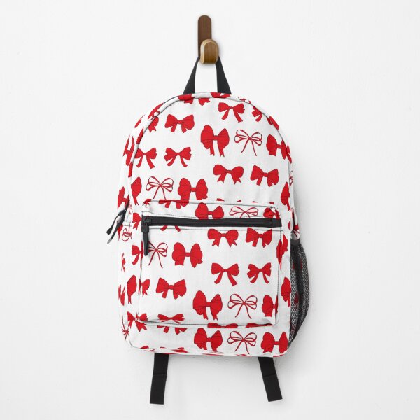 Item preview, Pattern of red gift bows, ribbons  in flat style, hand drawn doodles designed and sold by NataliaVVV.
