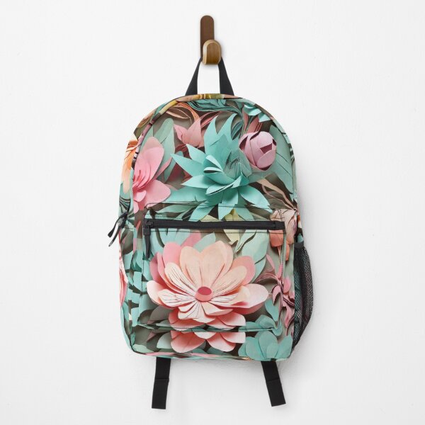 Item preview, flowers paper craft pastel sharp seemless pattle designed and sold by thima shop.