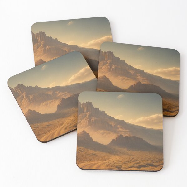 Item preview, Sunny Desert Digital Painting designed and sold by NordicBadger.