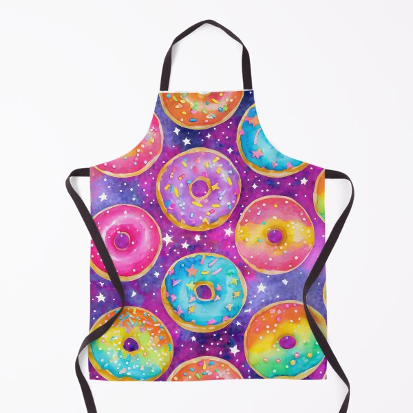 Item preview, Rainbow Purple Galaxy Donuts designed and sold by craftyvixenart.