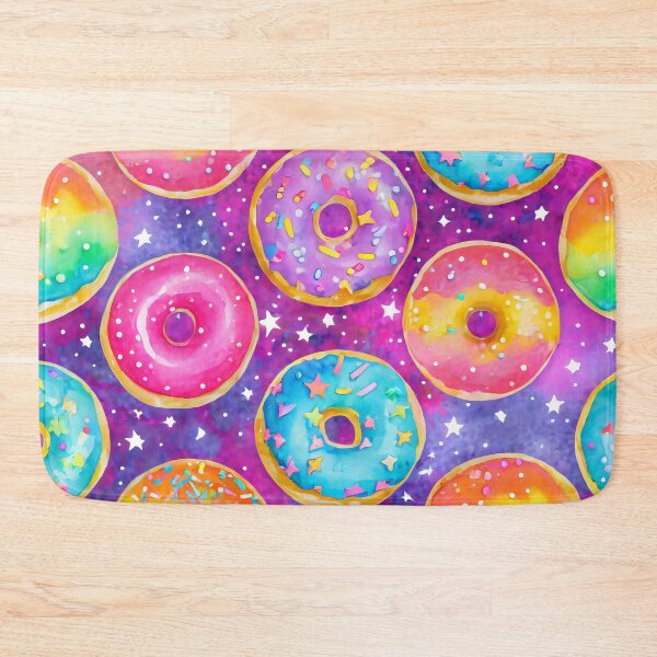 Item preview, Rainbow Purple Galaxy Donuts designed and sold by craftyvixenart.