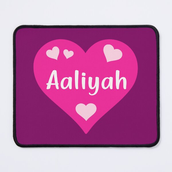 Item preview, Aaliyah Name Pink Heart designed and sold by Jeallan Designs.