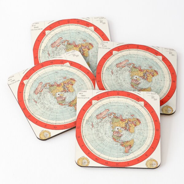 Item preview, Alexander Gleason Map Flat Earth Remastered designed and sold by Luna Garcia.