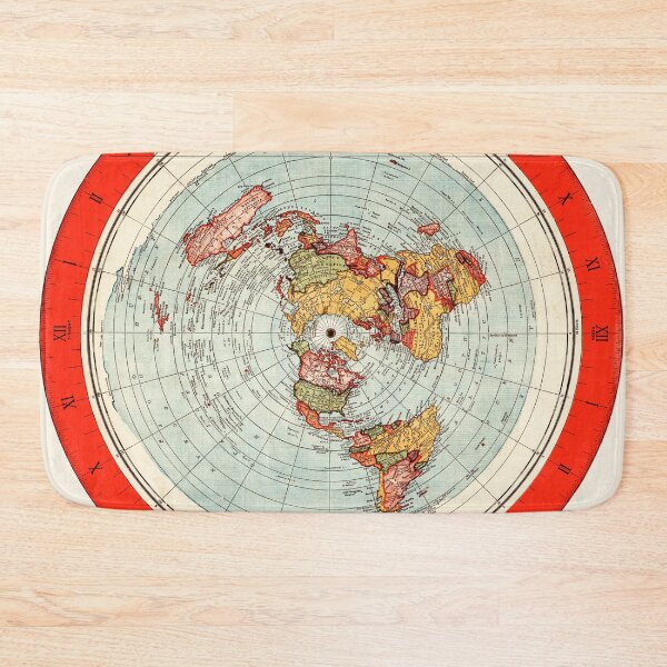 Item preview, Alexander Gleason Map Flat Earth Remastered designed and sold by Luna Garcia.