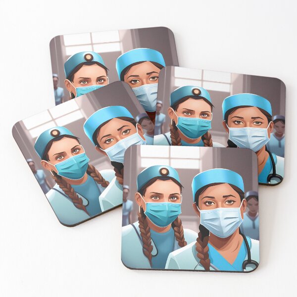 Item preview, Nurse caring for a patient designed and sold by Colin Bentham.