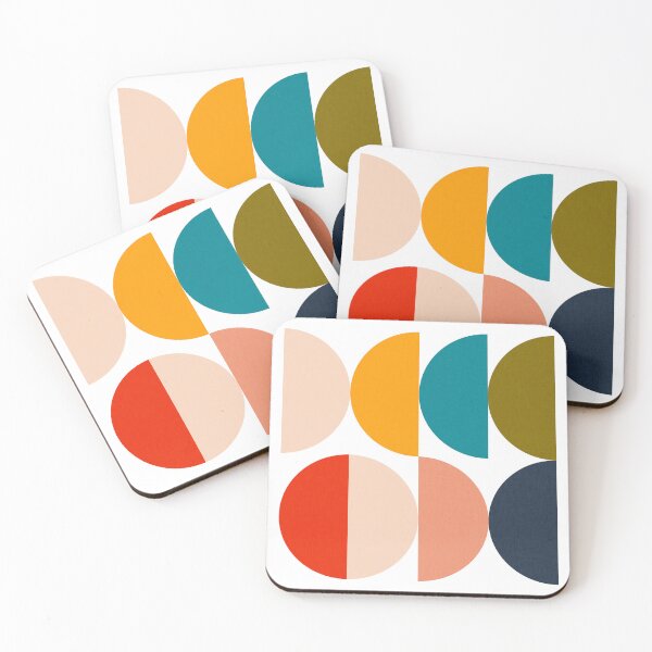 Item preview, Geometric semicircles, mid century modern 5 designed and sold by Ana-Rut-Bre.