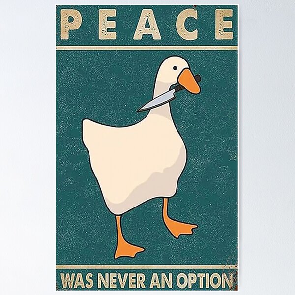 Item preview, Edgy and Entertaining Duck with a Knife: Unconventional Fun! designed and sold by HarbeShop.