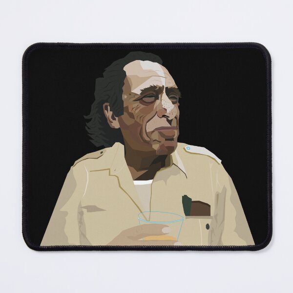 Item preview, Charles Bukowski's Spirit: Wearable Wisdom Portrait Art designed and sold by Boogosh.