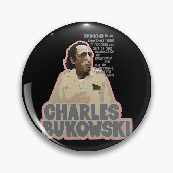 Item preview, Charles Bukowski Portrait: Embracing the Subversive Spirit of Critical Thinking and Whiskey designed and sold by Boogosh.