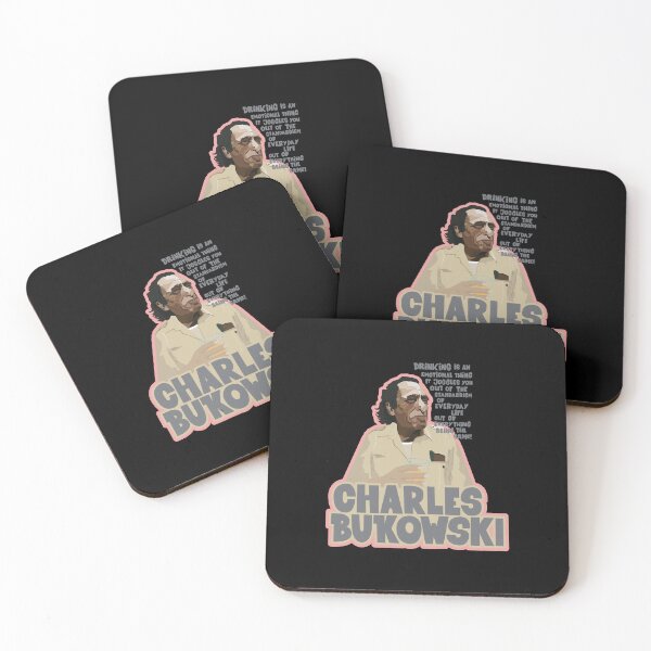 Item preview, Charles Bukowski Portrait: Embracing the Subversive Spirit of Critical Thinking and Whiskey designed and sold by Boogosh.