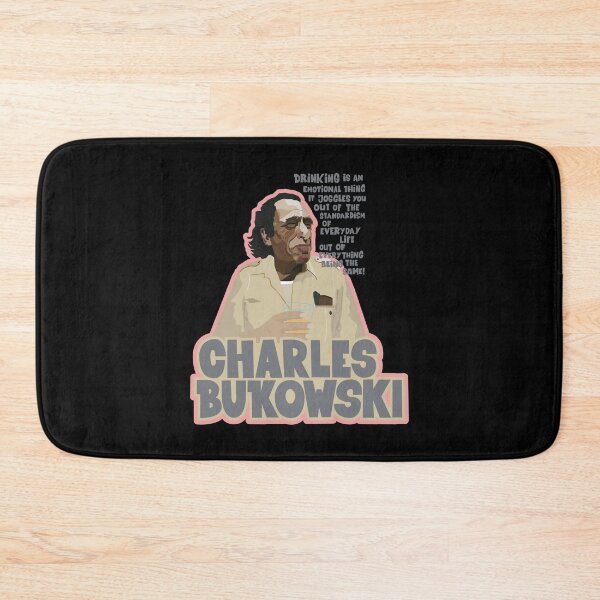 Item preview, Charles Bukowski Portrait: Embracing the Subversive Spirit of Critical Thinking and Whiskey designed and sold by Boogosh.