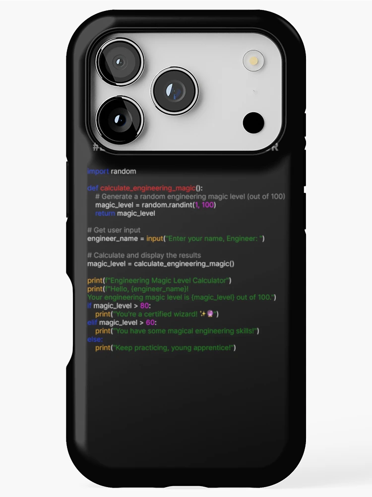 Thumbnail 1 of 4, iPhone Case, Engineers Engineering Coding Programming Magic Wizard designed and sold by OliveAndSnow.