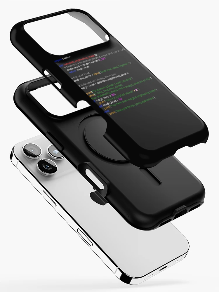 Thumbnail 2 of 4, iPhone Case, Engineers Engineering Coding Programming Magic Wizard designed and sold by OliveAndSnow.