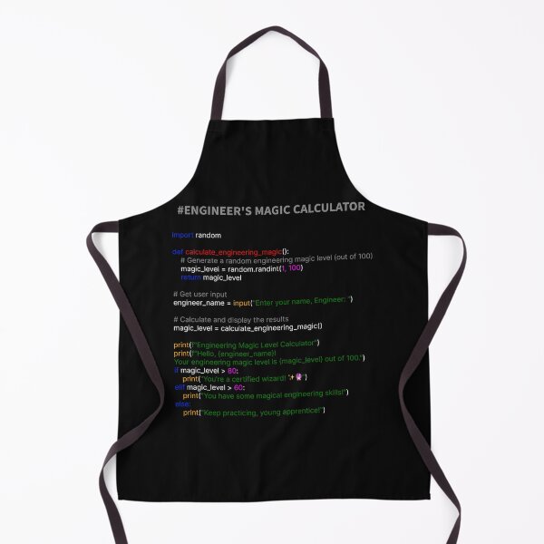 Item preview, Engineers Engineering Coding Programming Magic Wizard designed and sold by OliveAndSnow.