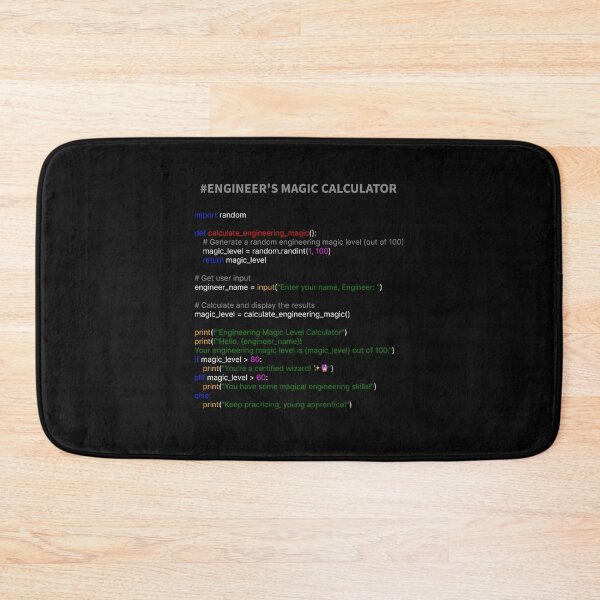 Item preview, Engineers Engineering Coding Programming Magic Wizard designed and sold by OliveAndSnow.