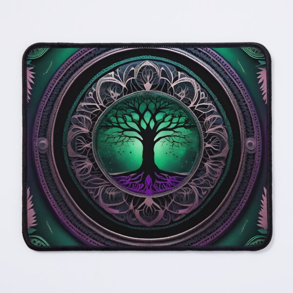 Item preview, Enchanting Forest Mandala in Dark Hues designed and sold by SpiritualManda.