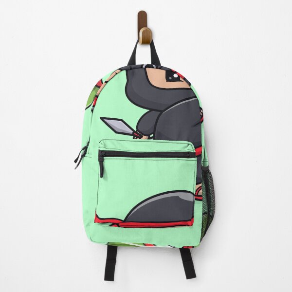 Item preview, Cute Ninja Slash Watermelon with Kunai Knife Cartoon Vector Icon Illustration" designed and sold by hjian8219.