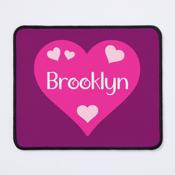 Item preview, Brooklyn Name Pink Heart designed and sold by Jeallan Designs.