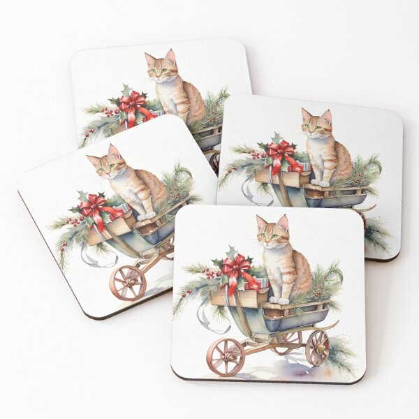 Item preview,  Christmas cat greeting designed and sold by maggNf.