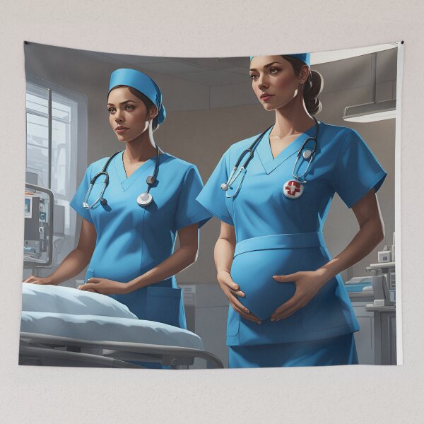 Item preview, Nurses in the Maternity Ward designed and sold by Colin Bentham.