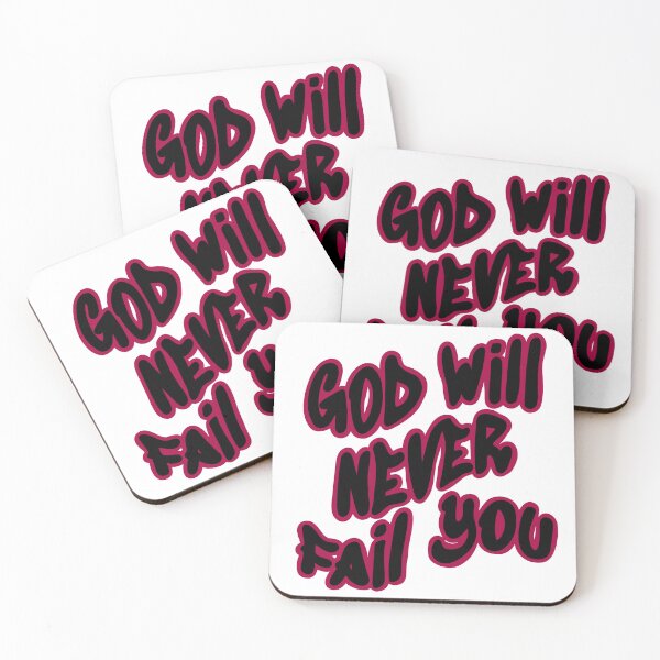 Item preview, God will never fail you designed and sold by FeatherProject.