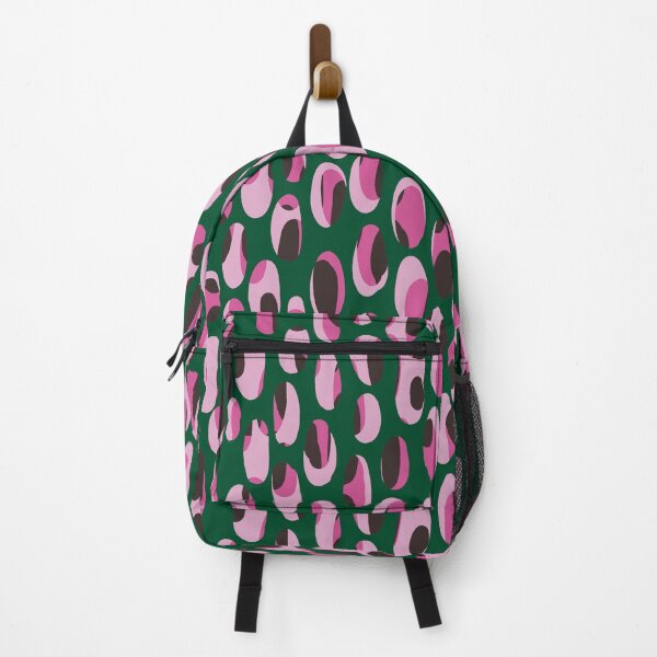 Item preview, Abstract Floral Forest Green Layered Ovals designed and sold by LilPrintsShop.