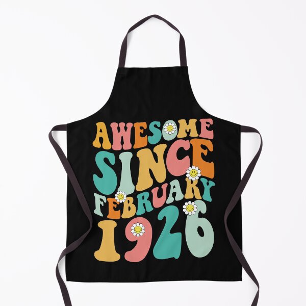 Item preview, Awesome Since February 1926 | Made In 1926 | Retro Groovy Birthday designed and sold by Christina-grich.
