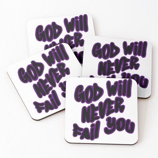 Item preview, God will never fail you designed and sold by FeatherProject.