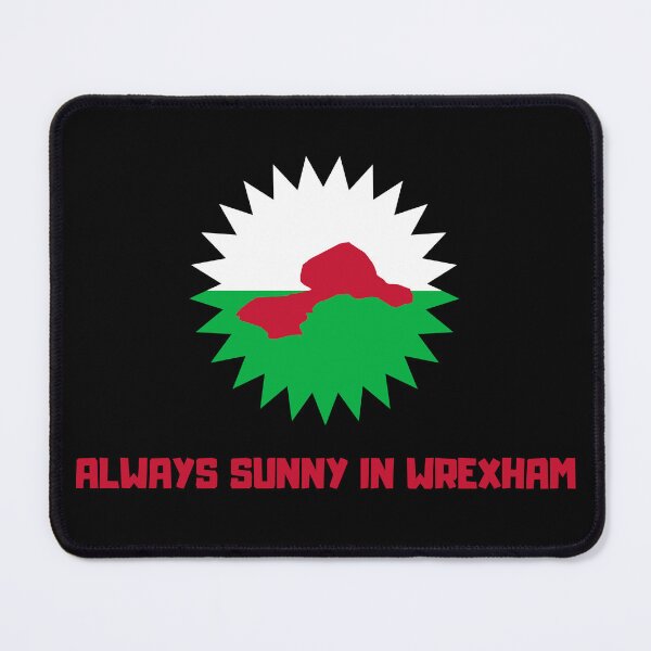 Item preview, Always Sunny In Wrexham shape of the city inside the sun designed and sold by Remek-Design.