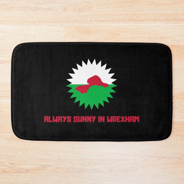 Item preview, Always Sunny In Wrexham shape of the city inside the sun designed and sold by Remek-Design.