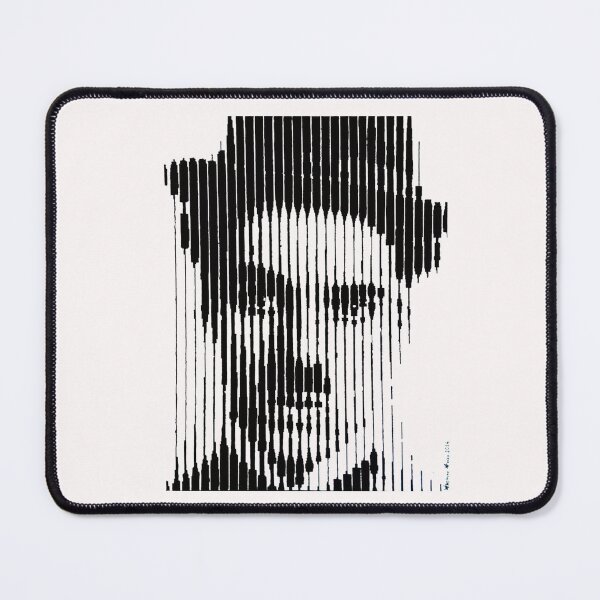 Item preview, charlie chaplin halftone stripes designed and sold by Ratatatts.