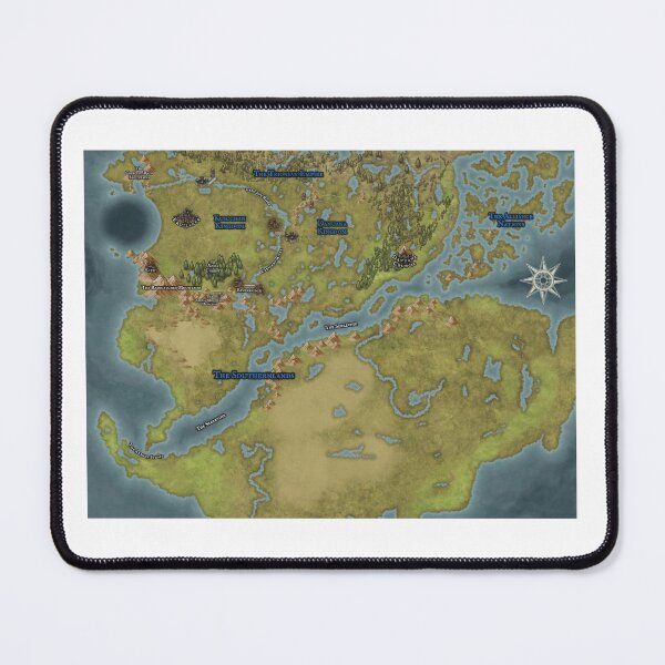 Item preview, Map of Dovrador designed and sold by Zagaroth's Emporium.