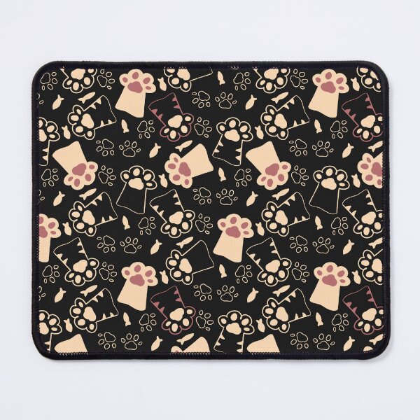 Item preview, Cat slave - brown cat paw pattern designed and sold by mamacub.