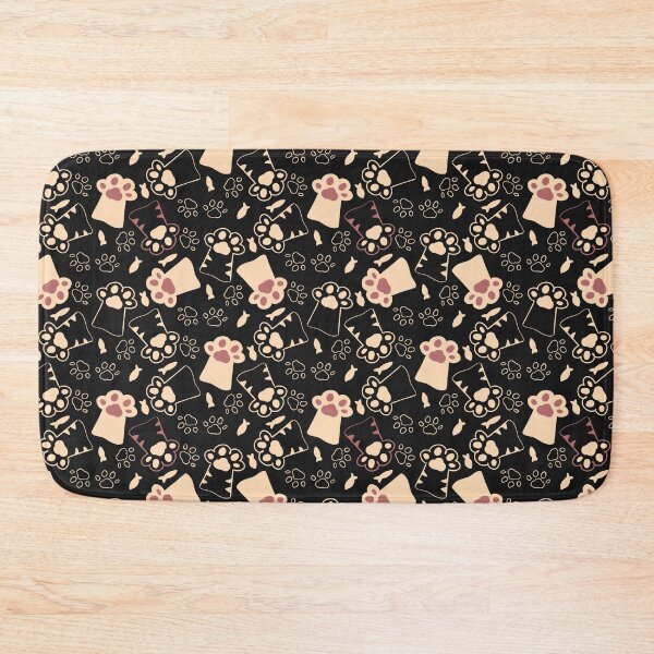 Item preview, Cat slave - brown cat paw pattern designed and sold by mamacub.
