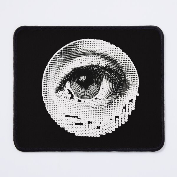 Item preview, eye halftone dotwork designed and sold by Ratatatts.
