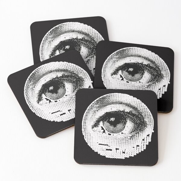 Item preview, eye halftone dotwork designed and sold by Ratatatts.