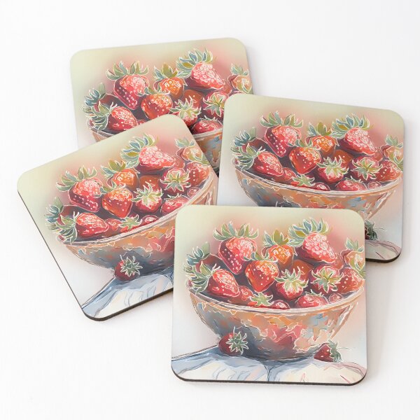 Item preview, Strawberry Bowl Overflowing designed and sold by Finding Fortuity.