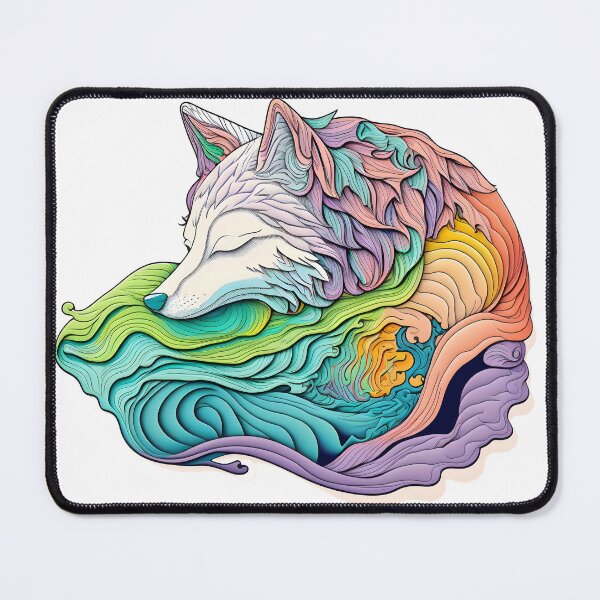 Item preview, Sleepy Wolf  designed and sold by ShinyWolf.