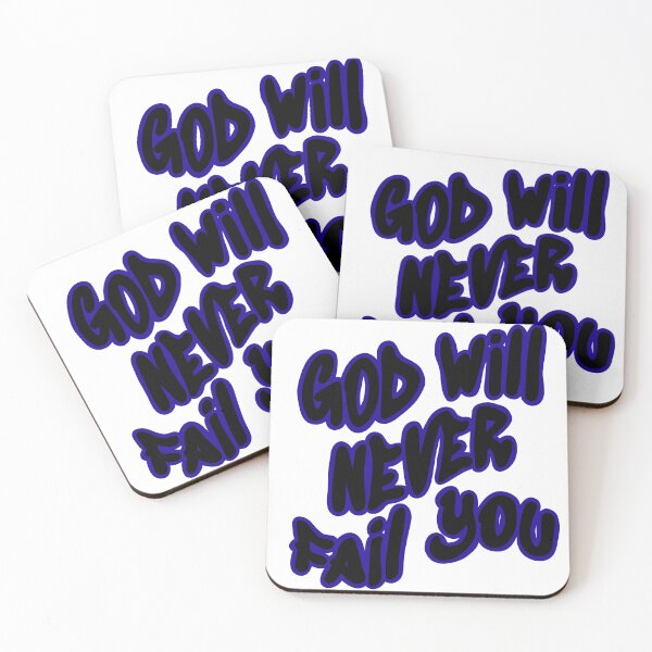 Item preview, God will never fail you  designed and sold by FeatherProject.