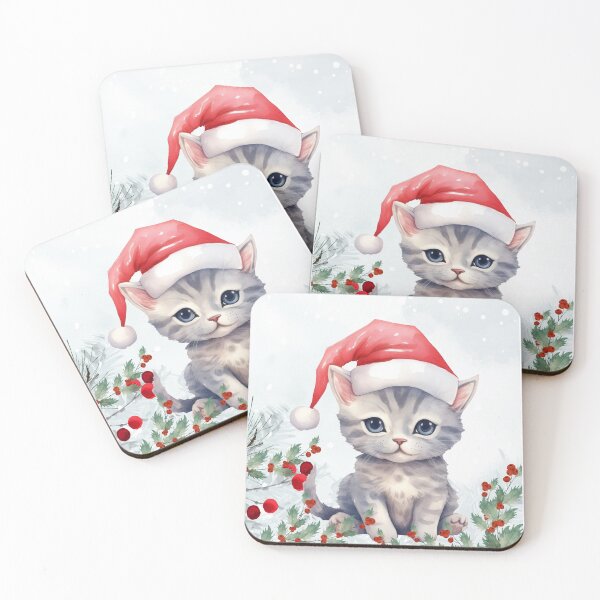 Item preview,  Christmas cat greeting designed and sold by maggNf.