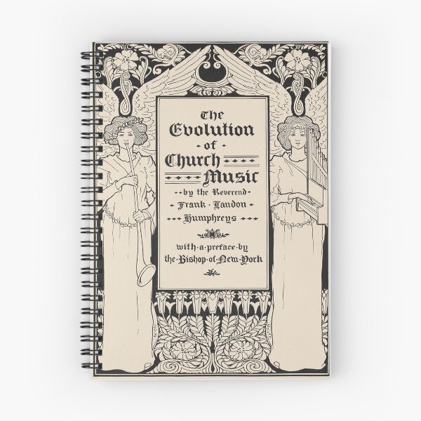 Item preview, Evolution of church music, Louis Rhead designed and sold by NouveauEra.