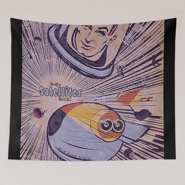Item preview, When Satellites Suck! designed and sold by SlimSumoStudio.