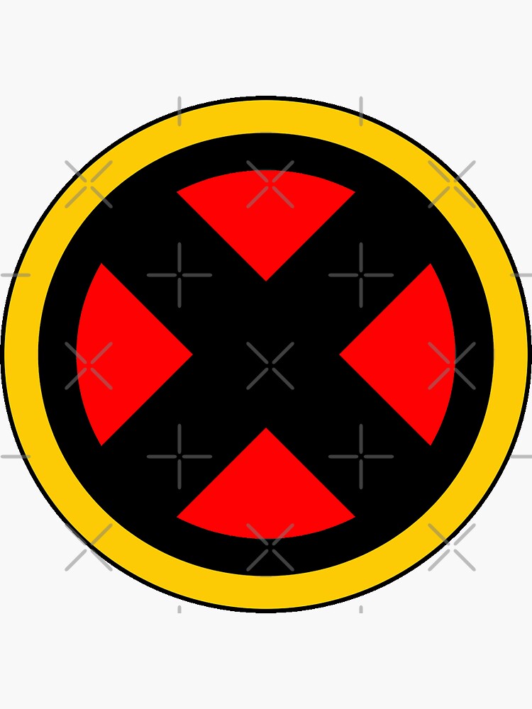 Thumbnail 3 of 3, Sticker, Xmen Logo designed and sold by Gluttony.